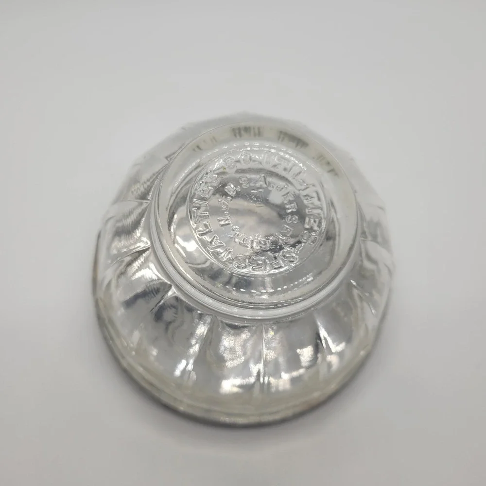 Specialties Utilities Co Glass Condiment Jar Stainless Hinged Lid Jersey City NJ